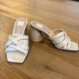 Dolce Vita Cream Strappy Heels